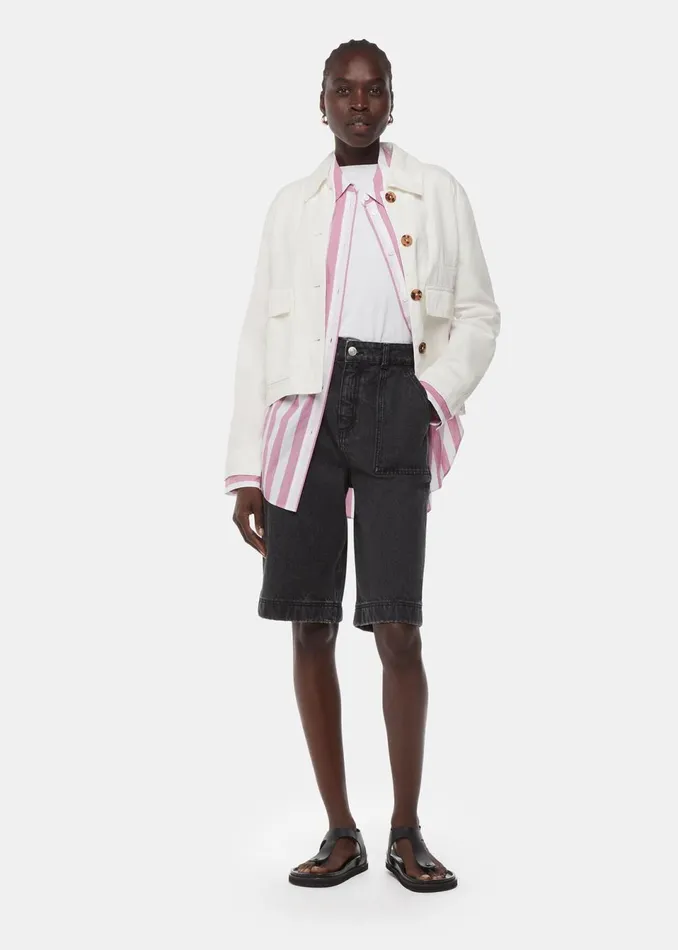 Women Coats and Jackets Whistles White Marie Casual Jacket