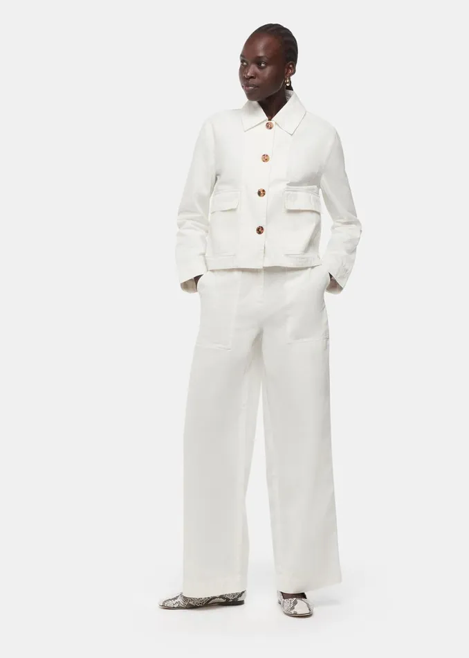 Women Coats and Jackets Whistles White Marie Casual Jacket