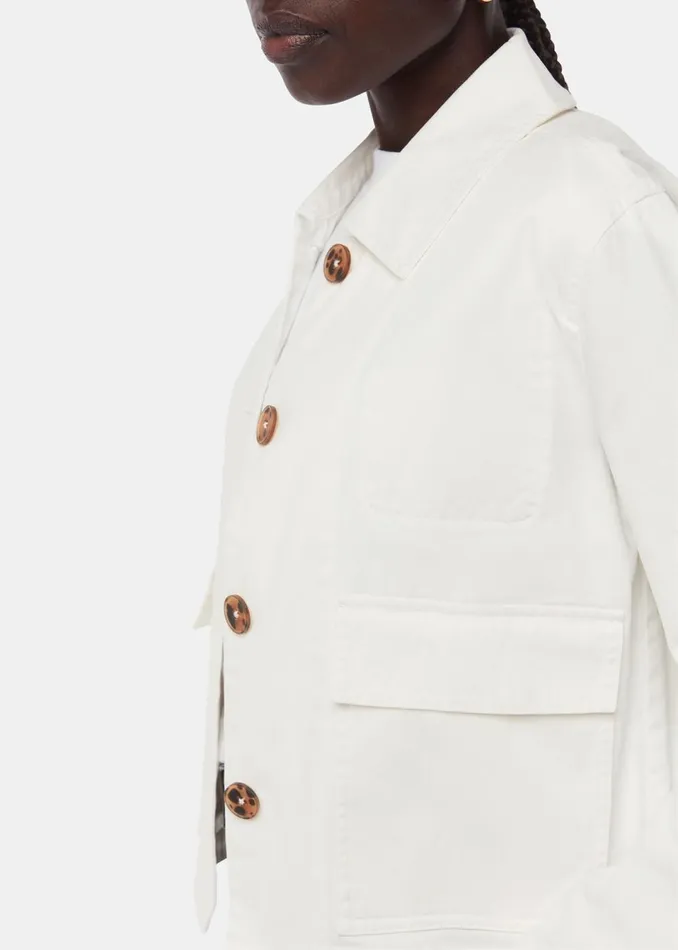 Women Coats and Jackets Whistles White Marie Casual Jacket