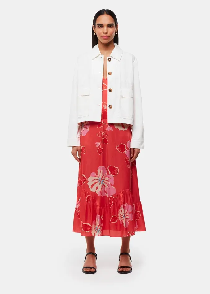 Women Coats and Jackets Whistles White Marie Casual Jacket