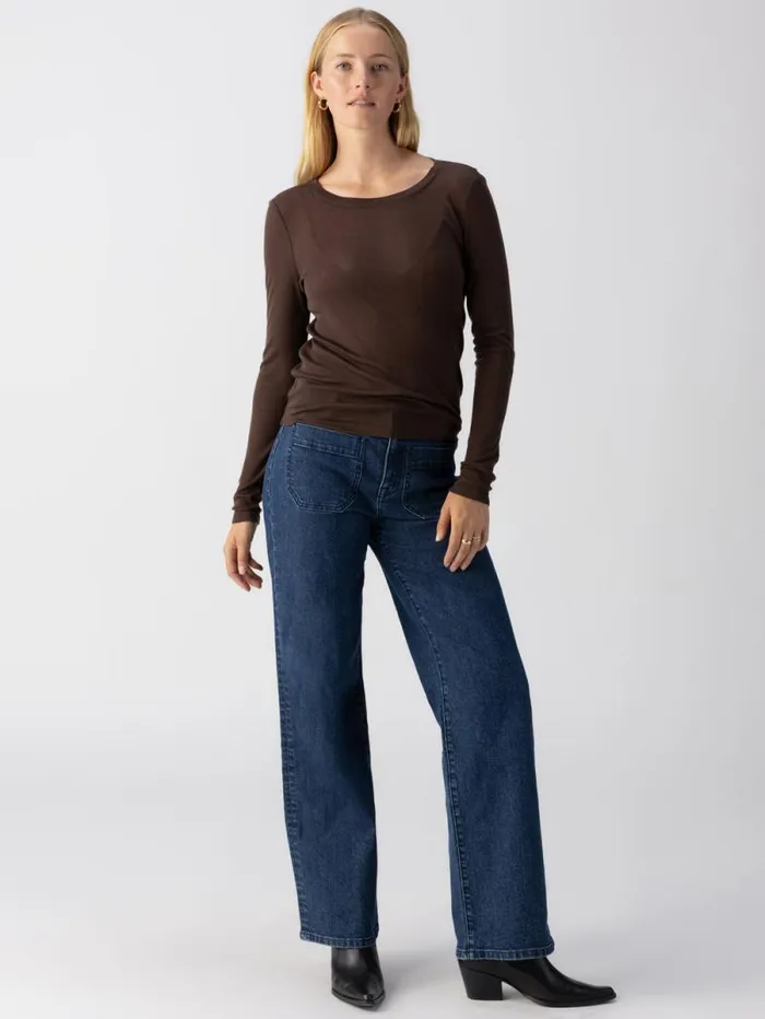 Women Crew Tee Coffee Sanctuary Clothing Tees and Tops