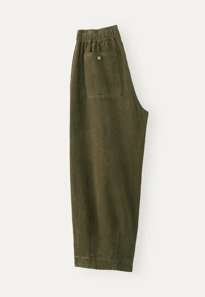 Women Cropped Trousers Dark Fern Poetry Fashion Trousers and Shorts