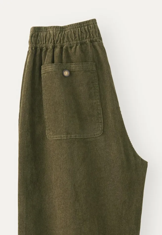 Women Cropped Trousers Dark Fern Poetry Fashion Trousers and Shorts