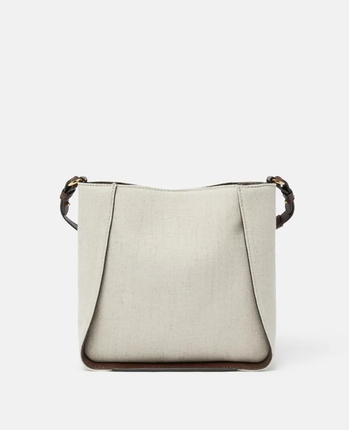 Women Crossbody Bags Stella McCartney Logo Crossbody Bag Birch White