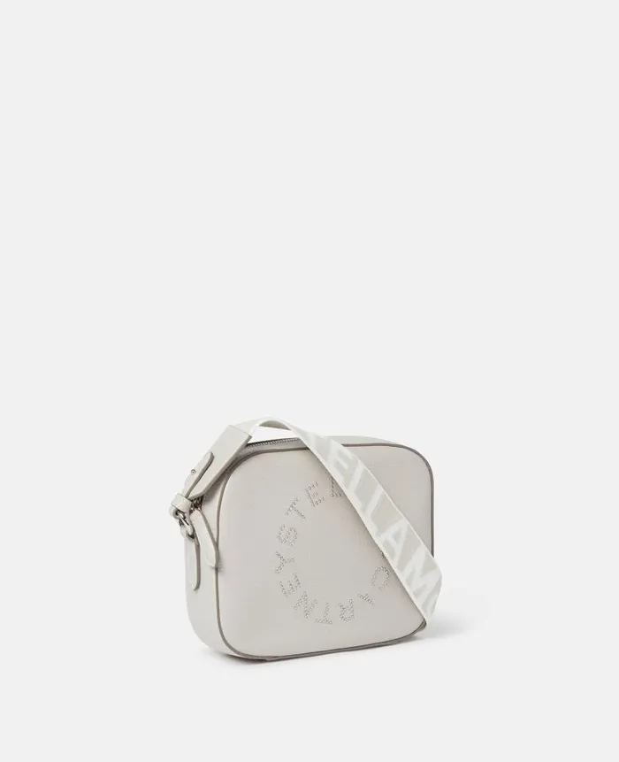 Women Crossbody Bags Stella McCartney Logo Crossbody Camera Bag Fog Grey