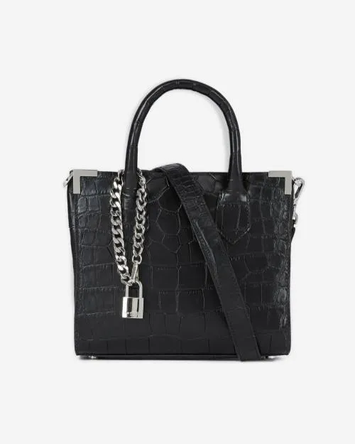 Women Crossbody Bags The Kooples Medium Ming Bag In Black Leather Black