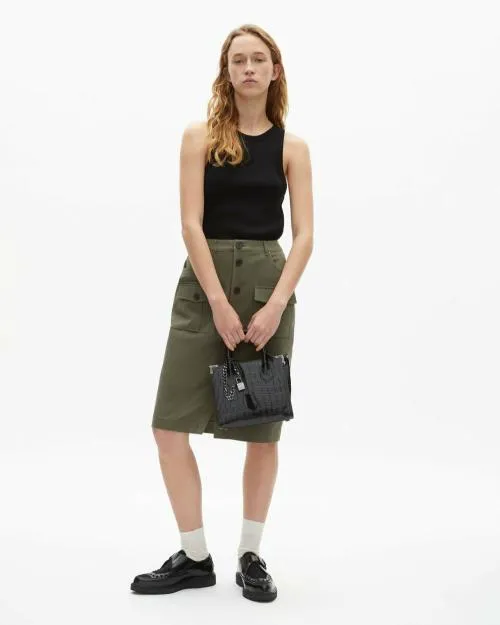 Women Crossbody Bags The Kooples Medium Ming Bag In Black Leather Black