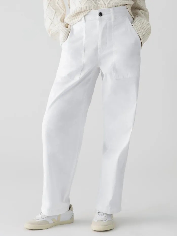 Women Cruiser Chino SemiHigh Rise Pant Chalk Sanctuary Clothing Pants