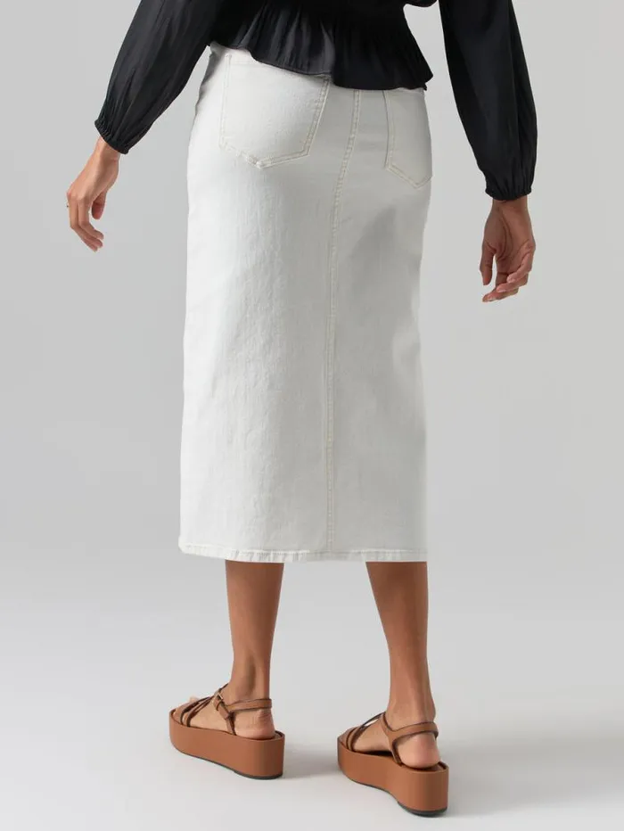 Women Denim Midi Skirt Chalk Sanctuary Clothing Skirts Women Denim Midi Skirt Chalk Sanctuary Clothing Skirts