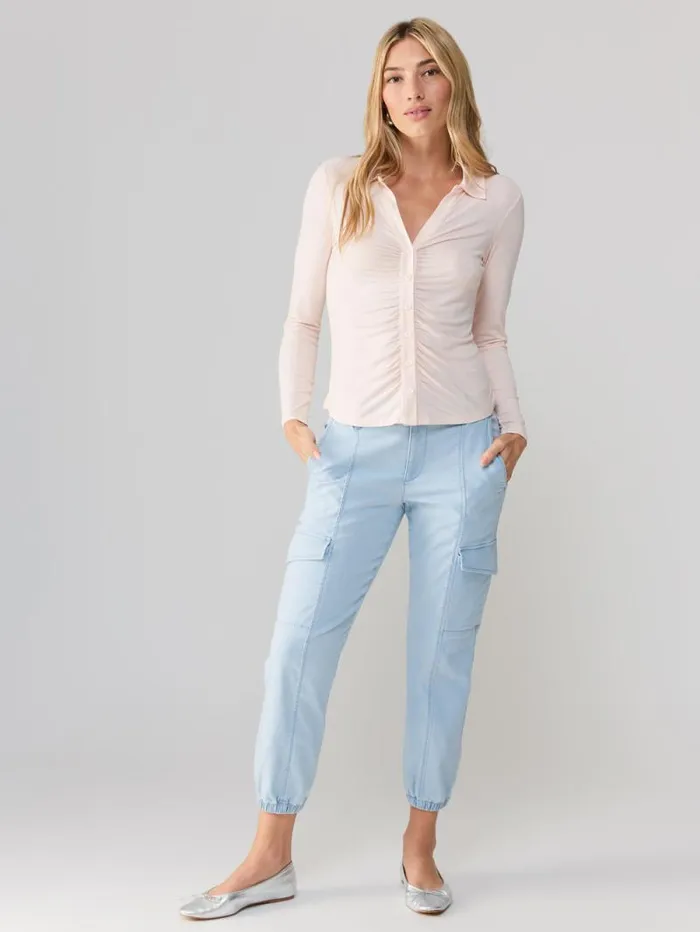 Women Dreamgirl Knit Button Up Top Rose Essence Sanctuary Clothing Tees and Tops Women Dreamgirl Knit Button Up Top Rose Essence Sanctuary Clothing Tees and Tops