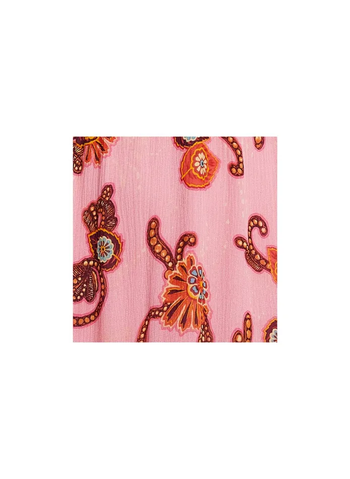 Women Dresses ALC Annie Silk Maxi Dress Rosa Multi