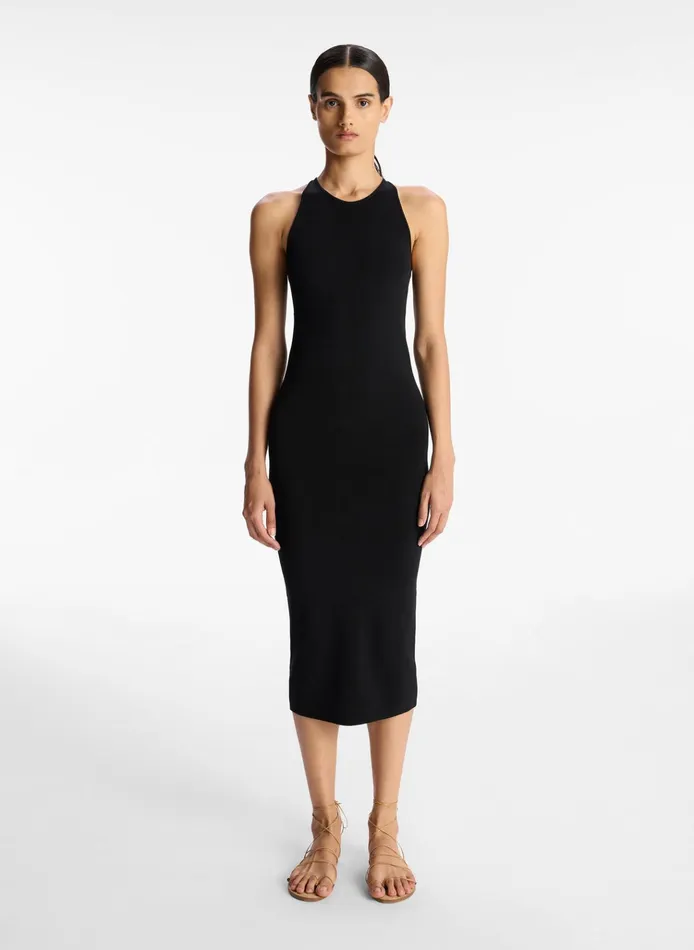 Women Dresses ALC Marc Cotton Knit Dress Black
