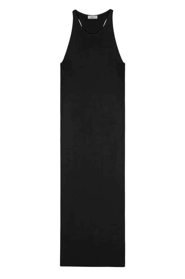 Women Dresses ALC Marc Cotton Knit Dress Black