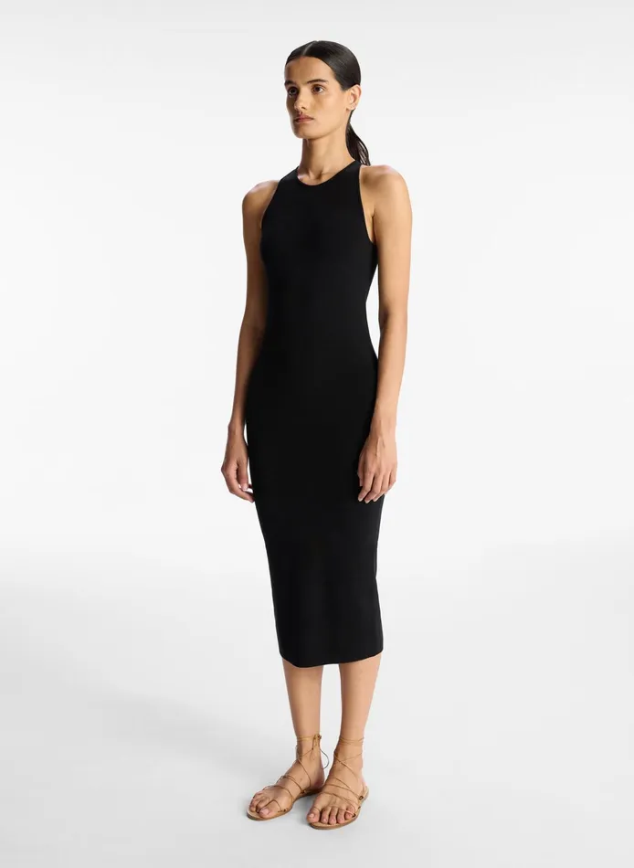 Women Dresses ALC Marc Cotton Knit Dress Black