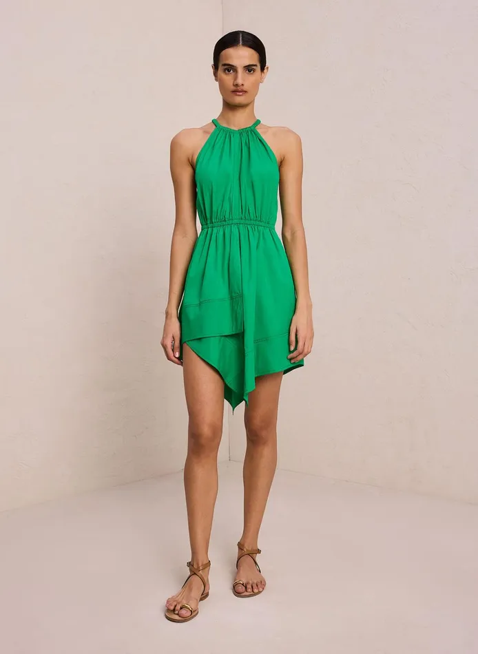 Women Dresses ALC Olympia Cotton Mini Dress Verde