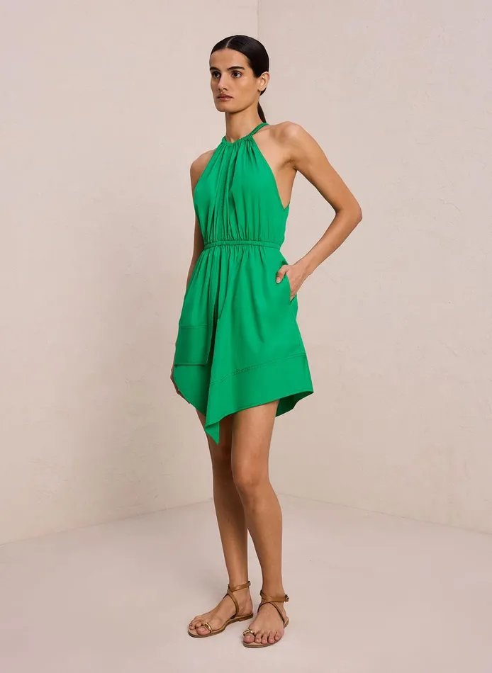 Women Dresses ALC Olympia Cotton Mini Dress Verde
