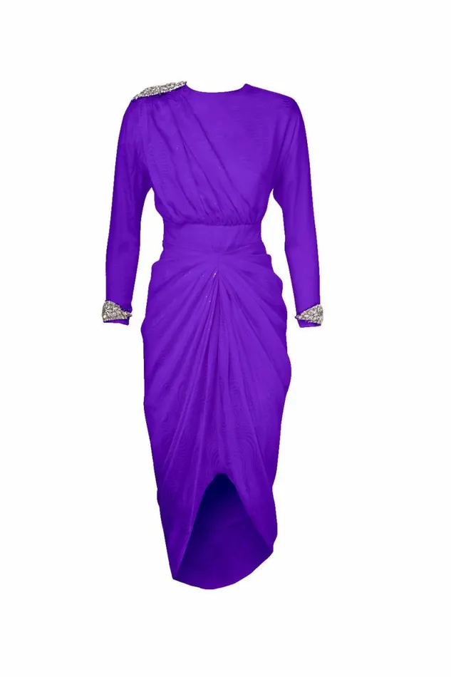 Women Dresses DODO BAR OR Grace Long Dress Purple