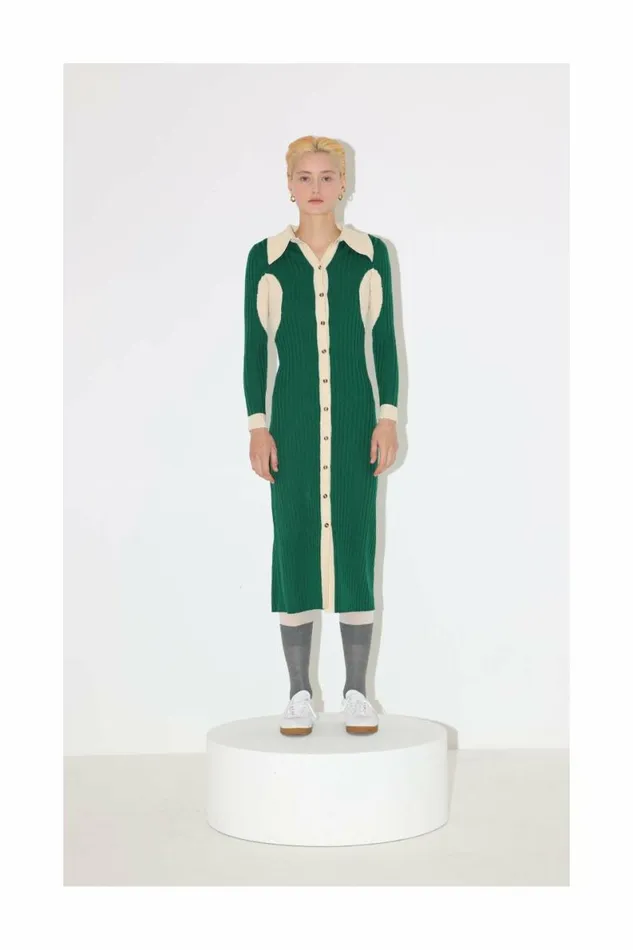 Women Dresses DODO BAR OR Ian Dress Green