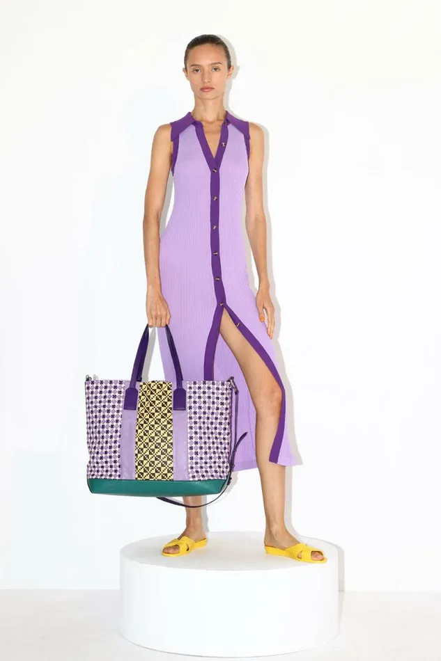 Women Dresses DODO BAR OR Mina Dress Purple Combo Women Dresses DODO BAR OR Mina Dress Purple Combo