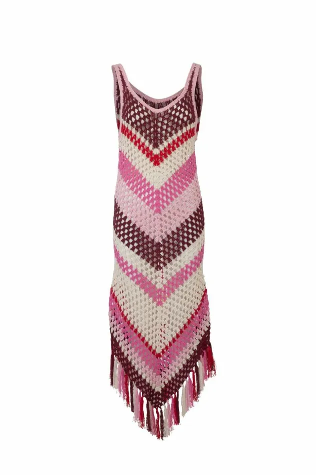 Women Dresses DODO BAR OR Morten Dress Pink Combo