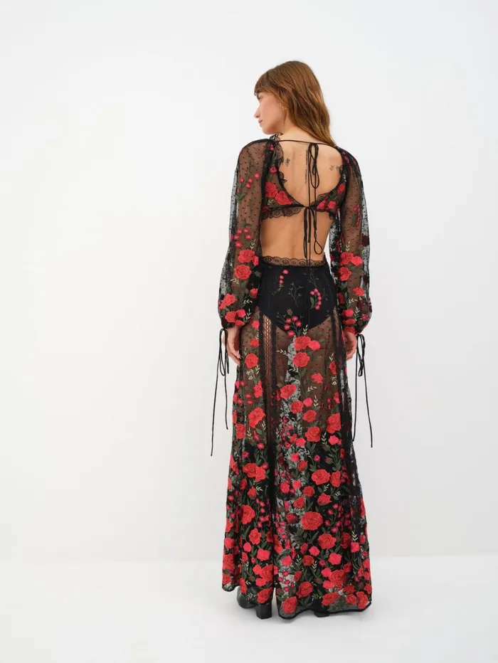 Women Dresses For Love and Lemons Araceli Maxi Dress Black Women Dresses For Love and Lemons Araceli Maxi Dress Black