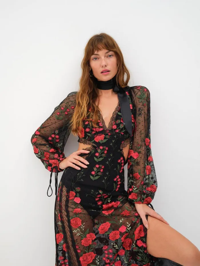 Women Dresses For Love and Lemons Araceli Maxi Dress Black Women Dresses For Love and Lemons Araceli Maxi Dress Black