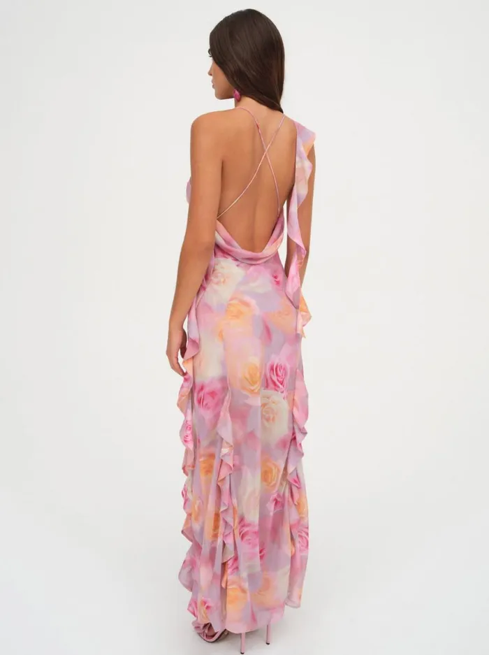 Women Dresses For Love and Lemons Beate Maxi Dress Pink Women Dresses For Love and Lemons Beate Maxi Dress Pink