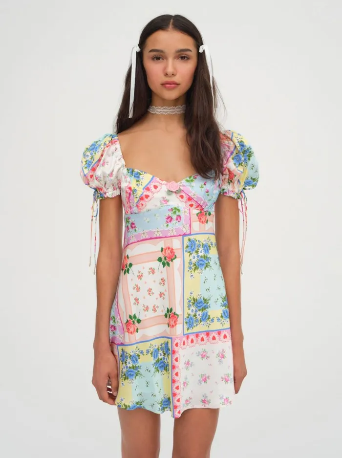 Women Dresses For Love and Lemons Cassandra Mini Dress Multi