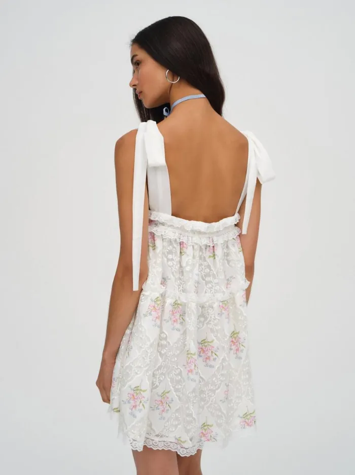 Women Dresses For Love and Lemons Dakota Mini Dress White Women Dresses For Love and Lemons Dakota Mini Dress White
