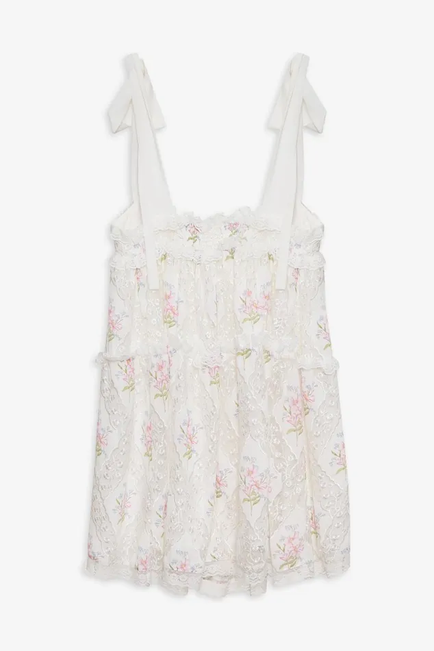 Women Dresses For Love and Lemons Dakota Mini Dress White Women Dresses For Love and Lemons Dakota Mini Dress White