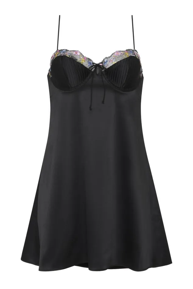 Women Dresses For Love and Lemons Elektra Slip Dress Black Women Dresses For Love and Lemons Elektra Slip Dress Black