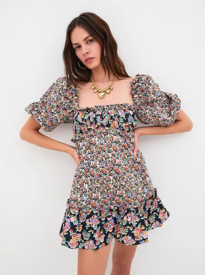 Women Dresses For Love and Lemons Hudson Mini Dress Multi