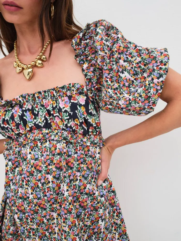 Women Dresses For Love and Lemons Hudson Mini Dress Multi Women Dresses For Love and Lemons Hudson Mini Dress Multi