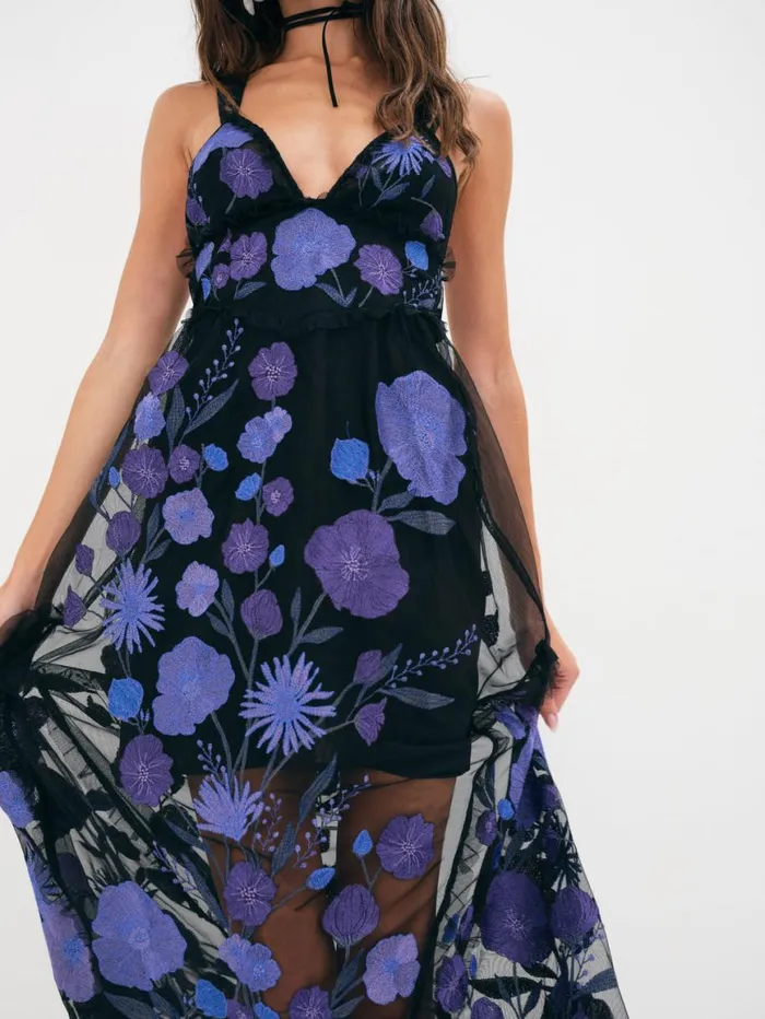 Women Dresses For Love and Lemons Kaylee Maxi Dress Purple Women Dresses For Love and Lemons Kaylee Maxi Dress Purple