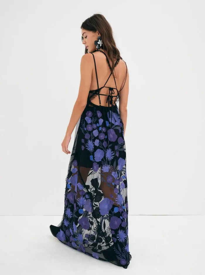 Women Dresses For Love and Lemons Kaylee Maxi Dress Purple Women Dresses For Love and Lemons Kaylee Maxi Dress Purple