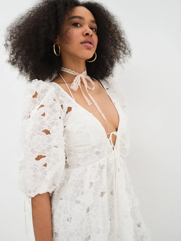 Women Dresses For Love and Lemons Leighton Maxi Dress White Women Dresses For Love and Lemons Leighton Maxi Dress White