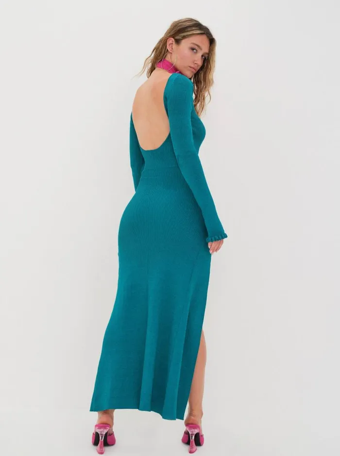 Women Dresses For Love and Lemons Lorelei Maxi Dress Blue Women Dresses For Love and Lemons Lorelei Maxi Dress Blue