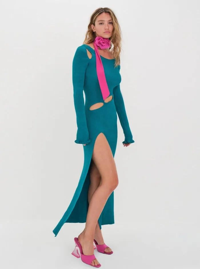Women Dresses For Love and Lemons Lorelei Maxi Dress Blue Women Dresses For Love and Lemons Lorelei Maxi Dress Blue