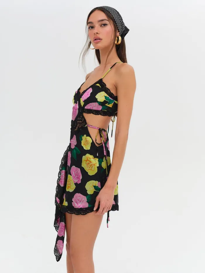 Women Dresses For Love and Lemons Madison Mini Dress Black Women Dresses For Love and Lemons Madison Mini Dress Black