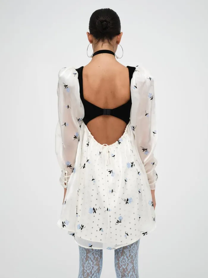 Women Dresses For Love and Lemons Marcella Mini Dress White Women Dresses For Love and Lemons Marcella Mini Dress White