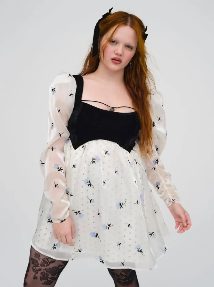 Women Dresses For Love and Lemons Marcella Mini Dress White Women Dresses For Love and Lemons Marcella Mini Dress White