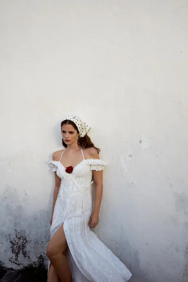 Women Dresses For Love and Lemons Marlowe Midi Dress White Women Dresses For Love and Lemons Marlowe Midi Dress White