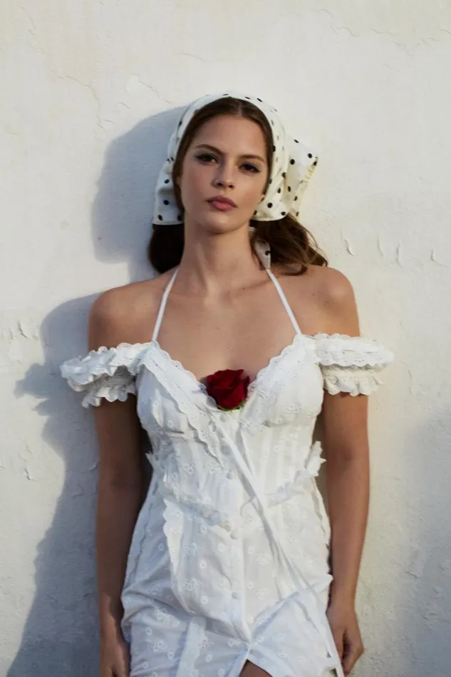Women Dresses For Love and Lemons Marlowe Midi Dress White Women Dresses For Love and Lemons Marlowe Midi Dress White