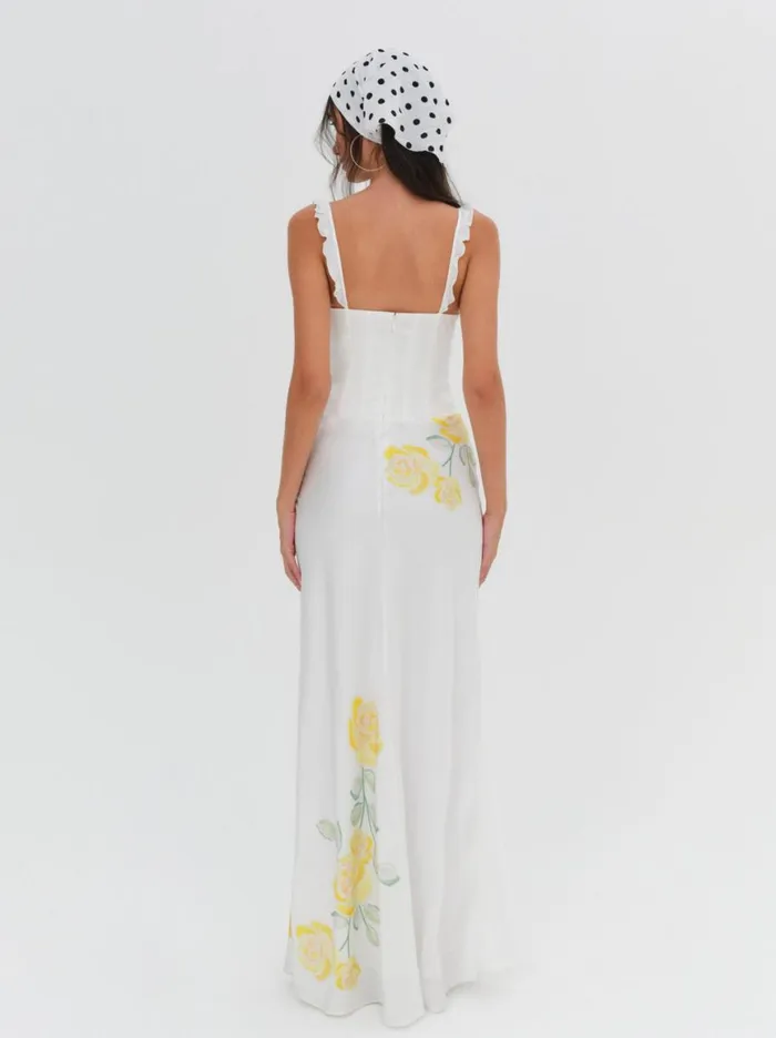 Women Dresses For Love and Lemons Millie Maxi Dress White Women Dresses For Love and Lemons Millie Maxi Dress White