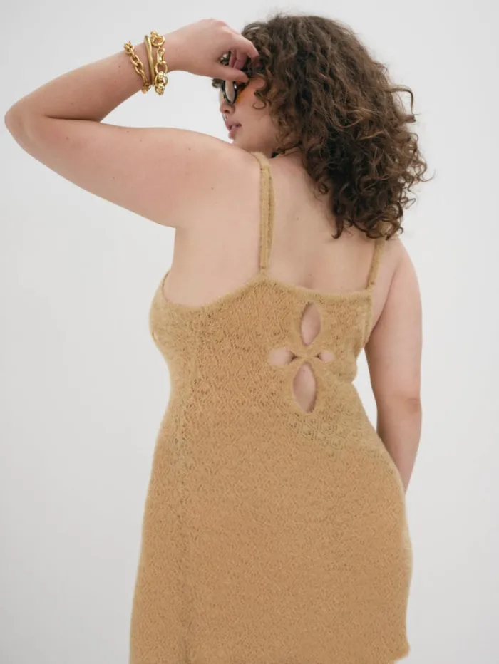 Women Dresses For Love and Lemons Mirabel Mini Dress Beige Women Dresses For Love and Lemons Mirabel Mini Dress Beige