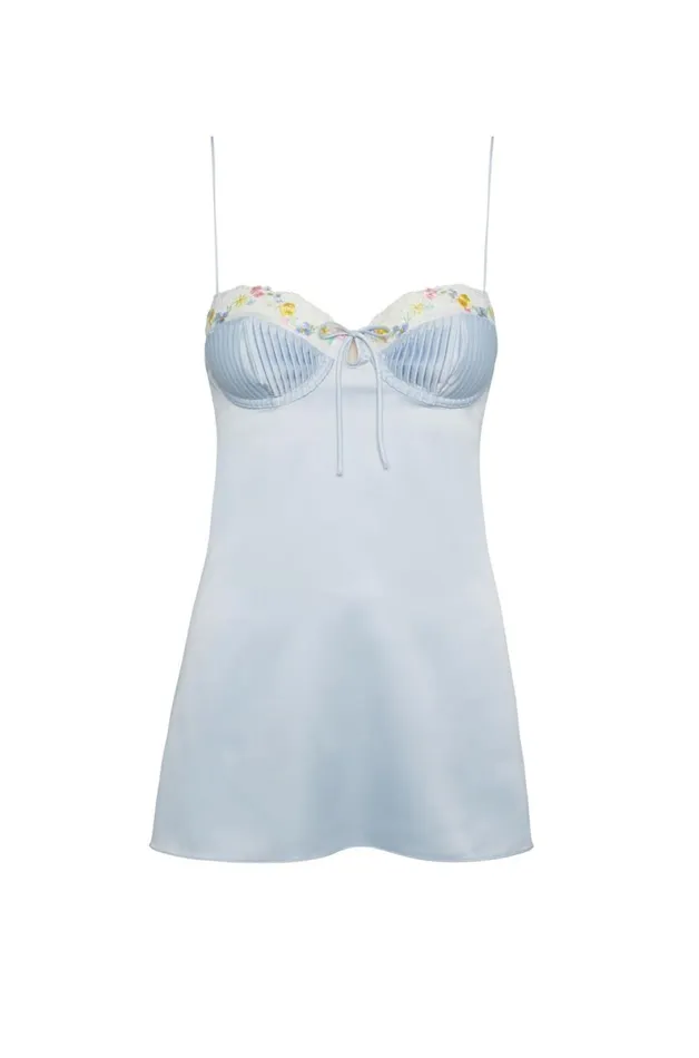 Women Dresses For Love and Lemons Paloma Slip Dress Blue Women Dresses For Love and Lemons Paloma Slip Dress Blue