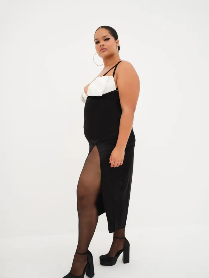 Women Dresses For Love and Lemons Rita Midi Dress Black Women Dresses For Love and Lemons Rita Midi Dress Black
