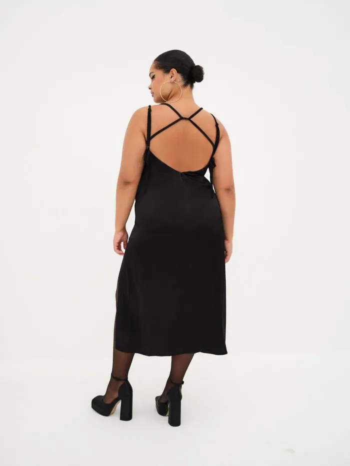 Women Dresses For Love and Lemons Rita Midi Dress Black Women Dresses For Love and Lemons Rita Midi Dress Black
