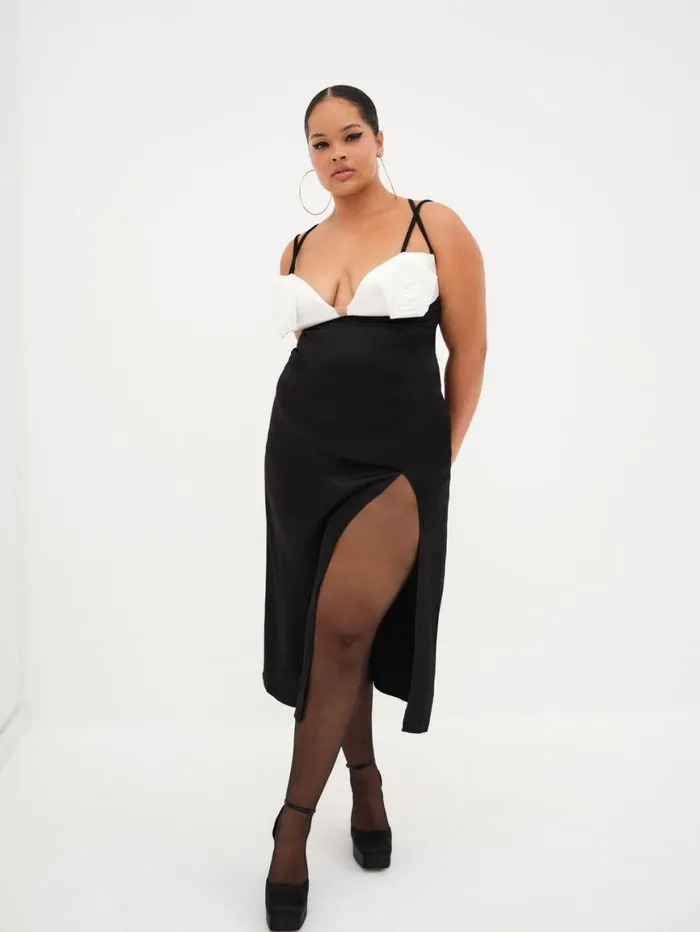 Women Dresses For Love and Lemons Rita Midi Dress Black Women Dresses For Love and Lemons Rita Midi Dress Black
