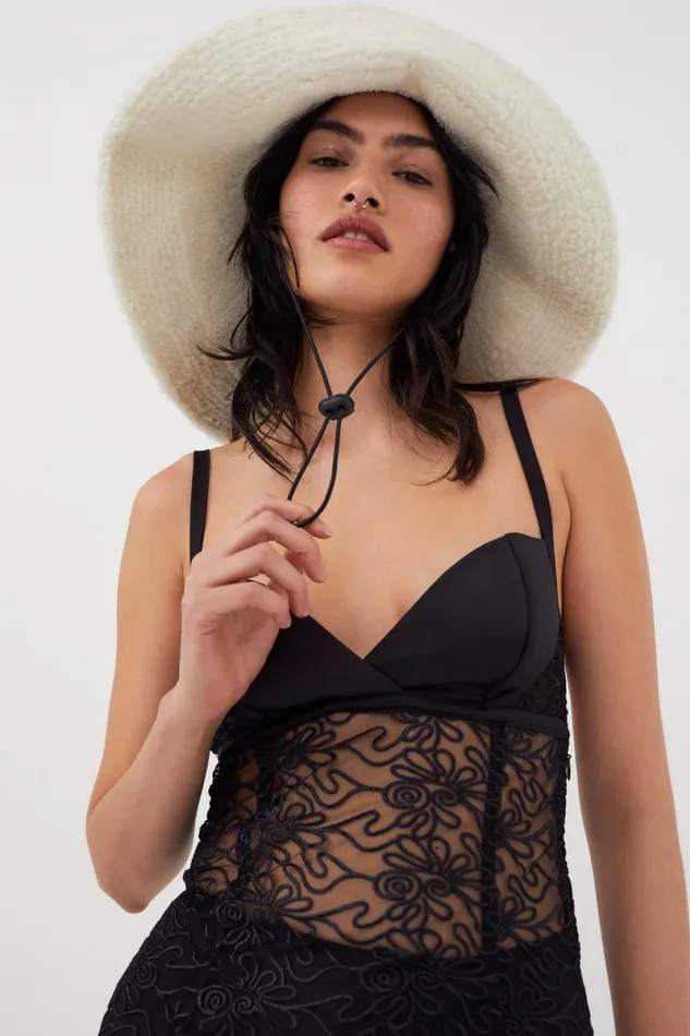 Women Dresses For Love and Lemons Rosanna Mini Dress Black Women Dresses For Love and Lemons Rosanna Mini Dress Black